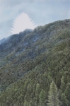 Wieland Payer, Schein, 2010, charcoal and pastel on paper on MDF, 150 x 100 cm