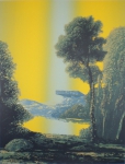 Wieland Payer, Valley, 2010, screenprint, 36 x 26 cm