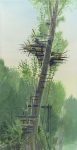 Wieland Payer, Abend, 2012, oil on balsa MDF, 21 x 11 cm