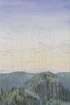 Wieland Payer, Copse, 2012, oil on balsa MDF, 21 x 14 cm