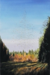 Wieland Payer, Tree, 2012, oil on balsa MDF, 21 x 14 cm