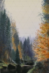 Wieland Payer, Wall, 2012, oil on balsa MDF, 21 x 14 cm