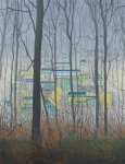 Wieland Payer, Base, 2013, oil on balsa MDF, 30 x 23 cm