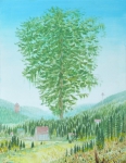 Wieland Payer, Riese, 2013, oil on board, 30 x 23 cm