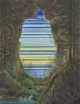 Wieland Payer, View II, 2013, oil and pastel on balsa MDF, 30 x 23 cm