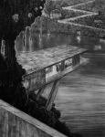 18.am-Wasser-110x80cmKohle-auf-Papier-2007