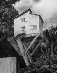 19.Stelzenhaus-110x80cm-Kohle-auf-Papier-2007