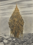 Pionier-V-2010-Kohle-und-Pastell-auf-Papier-40x30cm