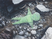 Rest-2010-Kohle-und-Pastell-auf-Papier-auf-MDF-30-x40-cm