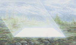 Oeffnung-2014-Pastell-und-Kohle-auf-Papier-auf-MDF