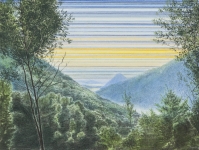 SeeblickI-2014-Pastell-und-Kohle-auf-Papier-auf-MDF