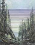 Payer, Wieland:  DRIFT; 2016, Pastell und Kohle auf MDF,  1600 x 1240 mm,   Foto: Herbert Boswank
