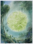 Payer, Wieland: Quest 2; 2025, Pastell, Aquarell, Kohle und Bleistift auf Papier,  482 × 360 mm,     Foto: Herbert Boswank