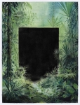 Payer, Wieland: Quest 9; 2025, Pastell, Aquarell, Kohle und Bleistift auf Papier,  485 × 360 mm,    Foto: Herbert Boswank